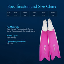 Blue Reef Freediving Fins