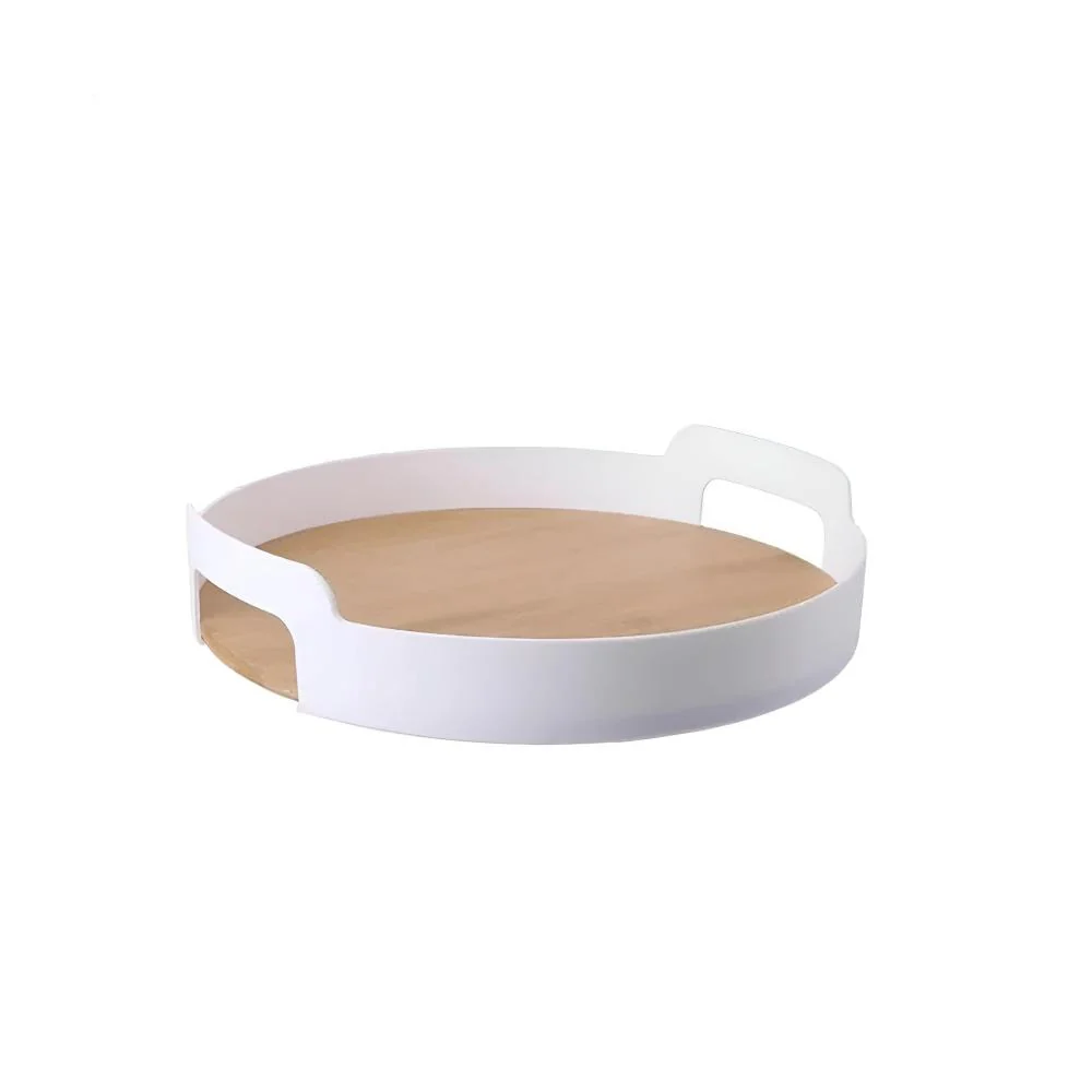 Serving Tray Sustainable Bamboo Nordic & Minimalist 12 Inch - Image 2