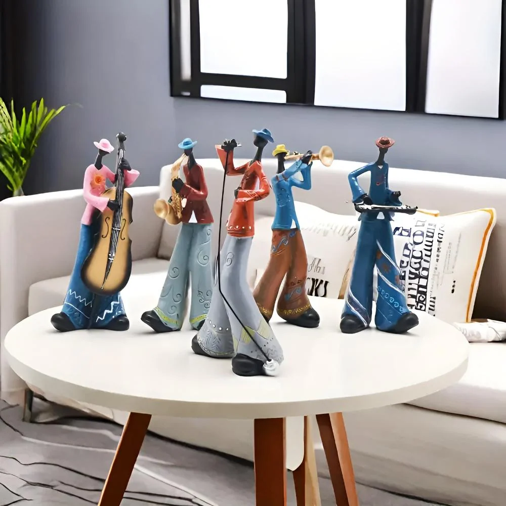 Tabletop Figurine Resin Abstract Jazz Design - Image 5