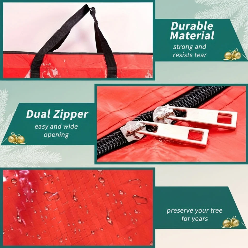 Durable Waterproof Organizer for Holiday Tree Storage - Image 4