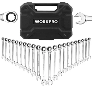 WORKPRO 22-Piece Regular Ratcheting Combination Wrench Set
