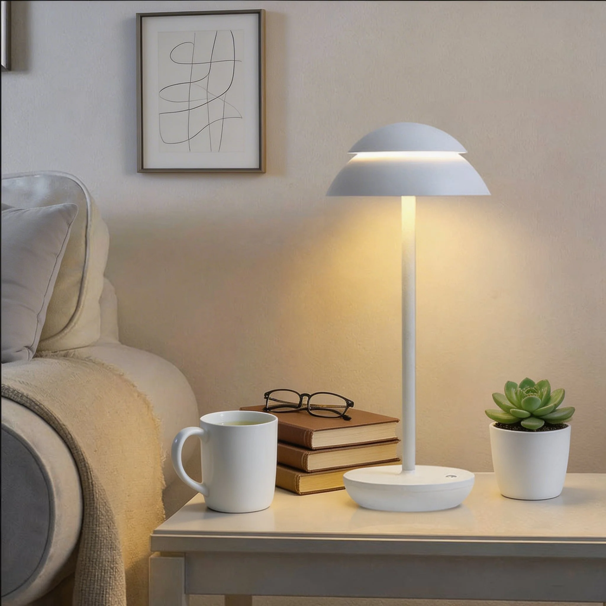 Touch-Controlled Cordless Mushroom-Shaped Table Light - Image 10