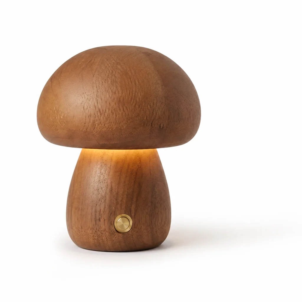 Night Light Mushroom Touch Control Warm White LED - Image 4