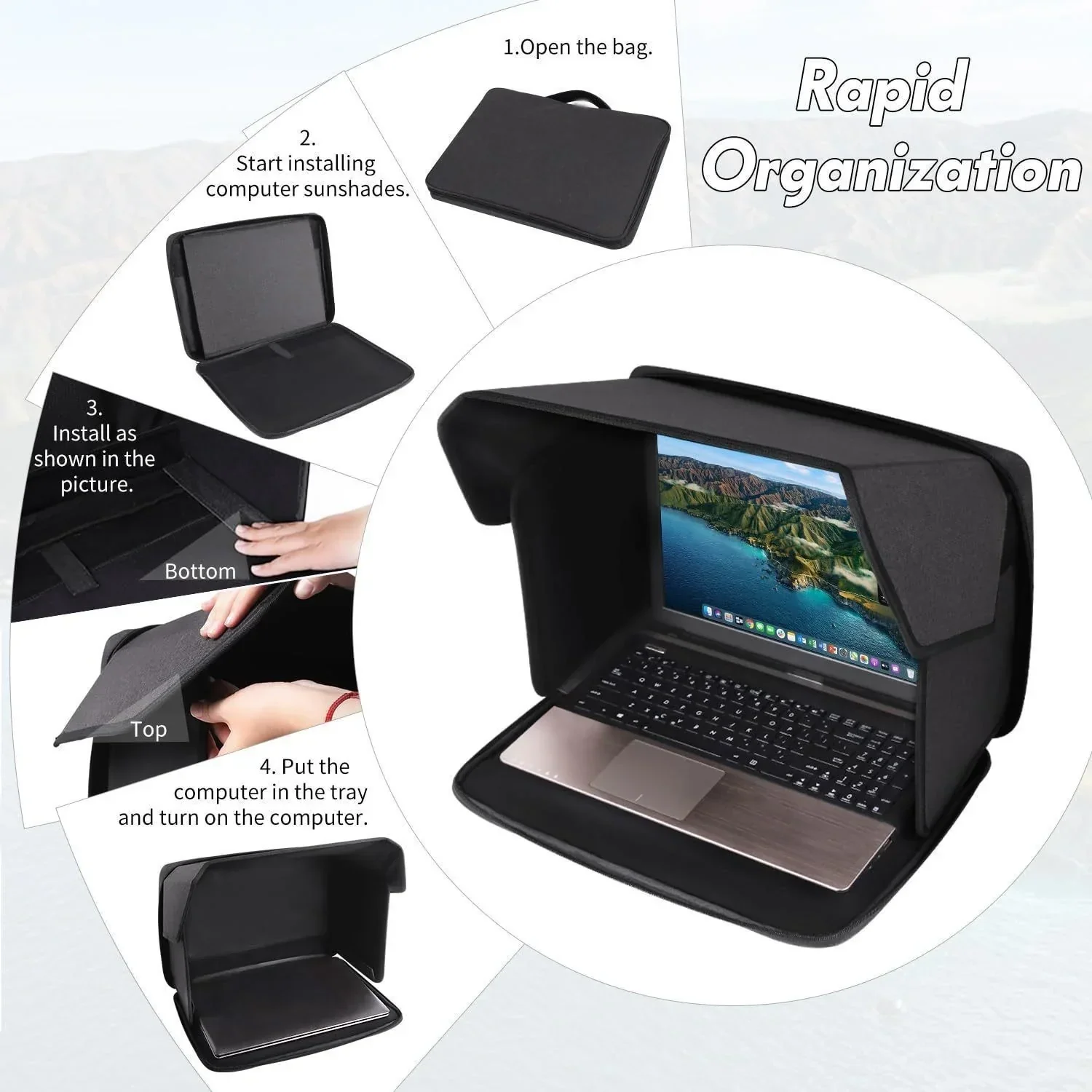 Umbrella Cover for Laptop Sun Protection - Image 3