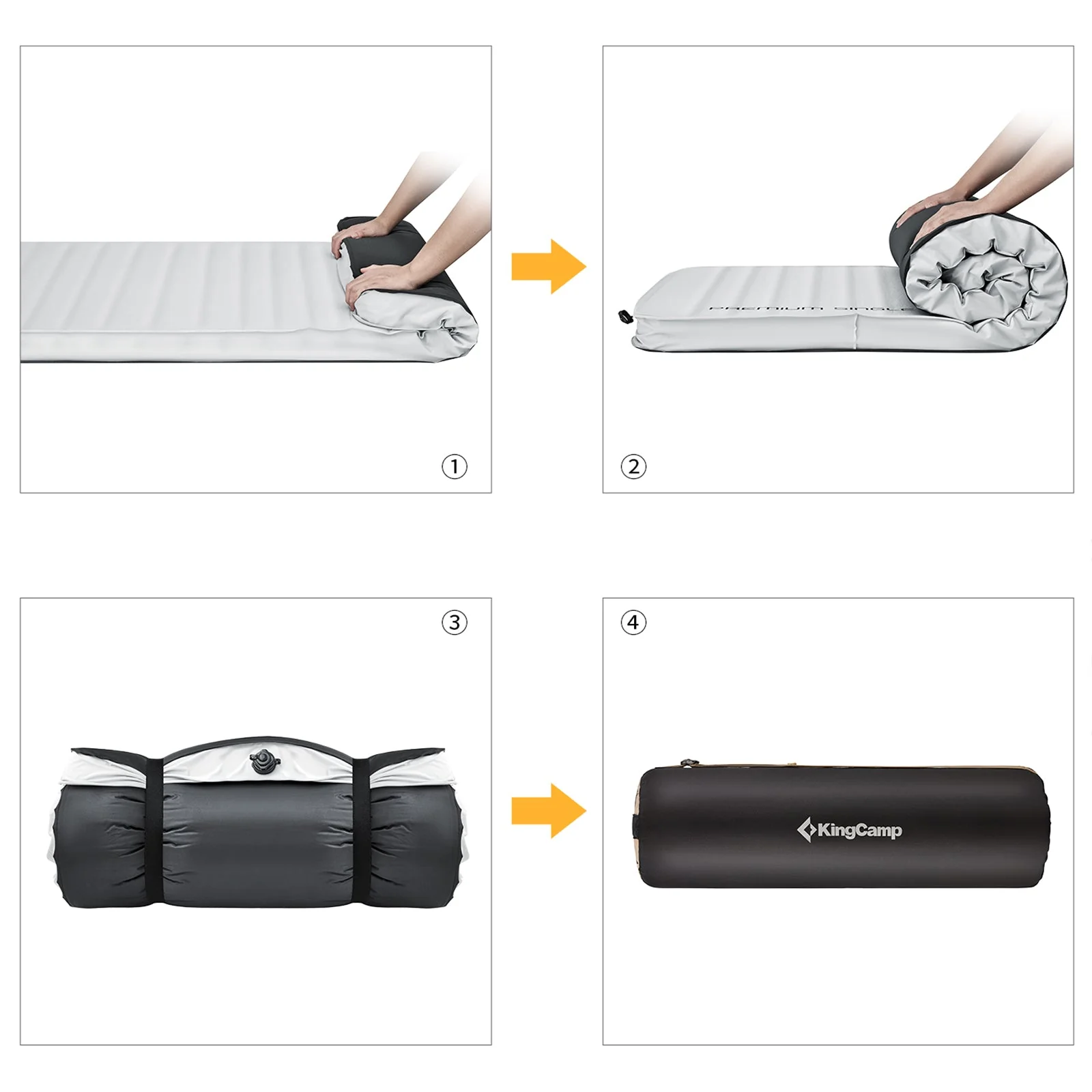 KingCamp PREMIUM Self Inflating Foam Sleeping Pad Double/Single - Image 69