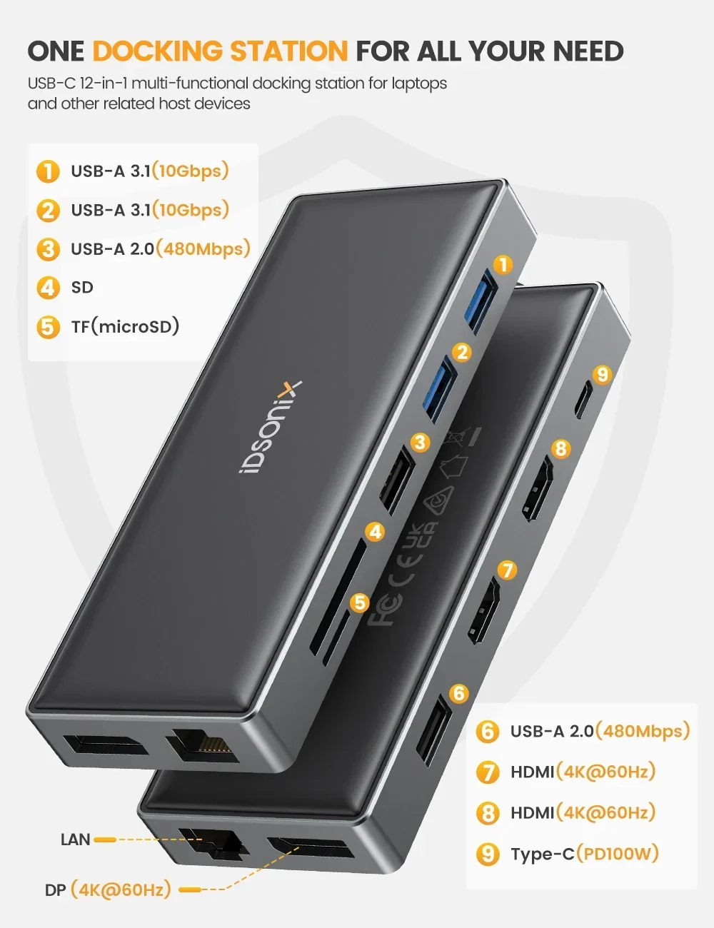 15-Port Multi-Function Docking Station - Image 17