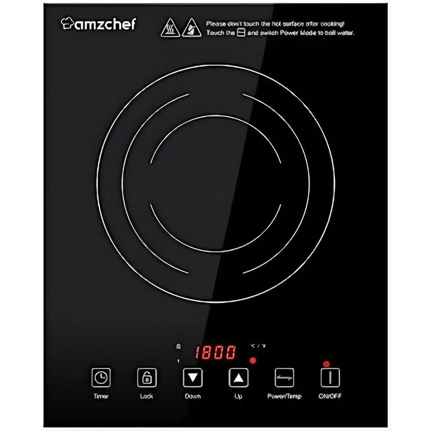 AMZCHEF Induction Cooktop Portable 1800W for RV 1