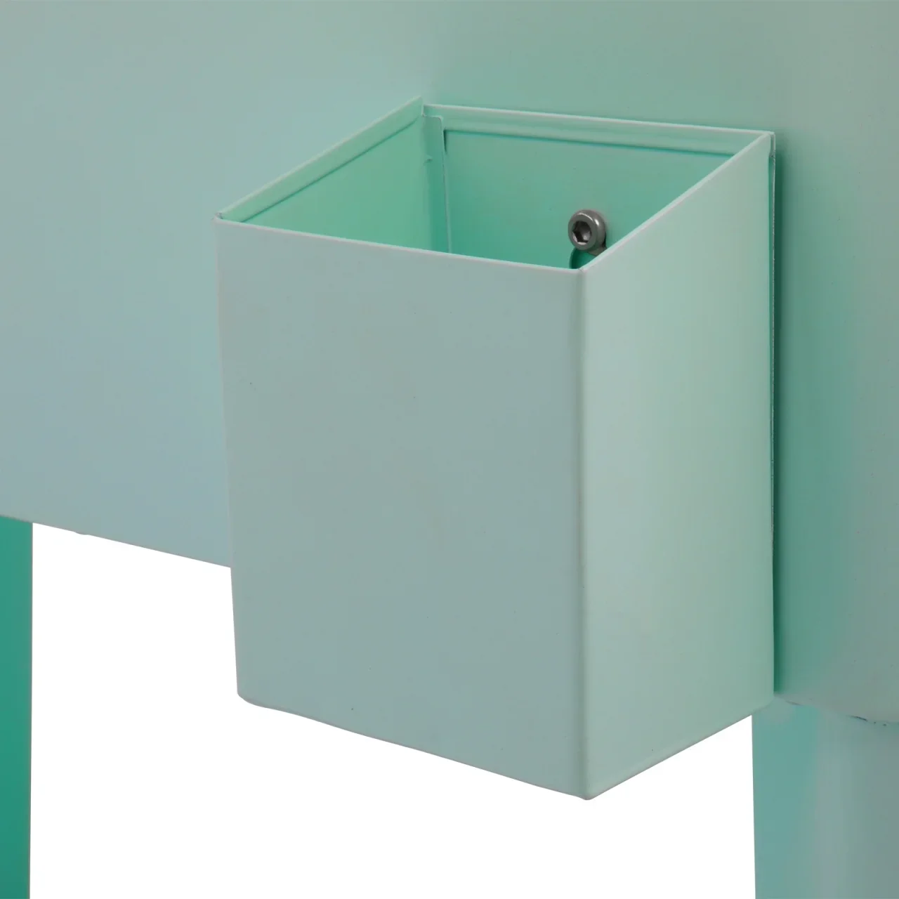 80Qt All-In-One Cooler Cart With Bottle Opener, Lower Storage Shelf and Cap Catcher, Outdoor Party Rolling Cooler With Lockable Wheels For Pool Side, Patio, Balcony, Mint(33.07 x 15.16 x 35.83)" - Image 12
