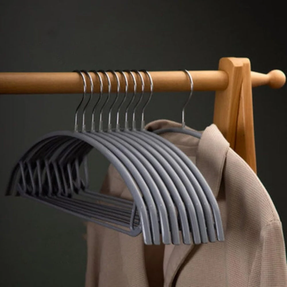 Clothes Hangers Soft-Touch Finish Ergonomic Curve - Image 4