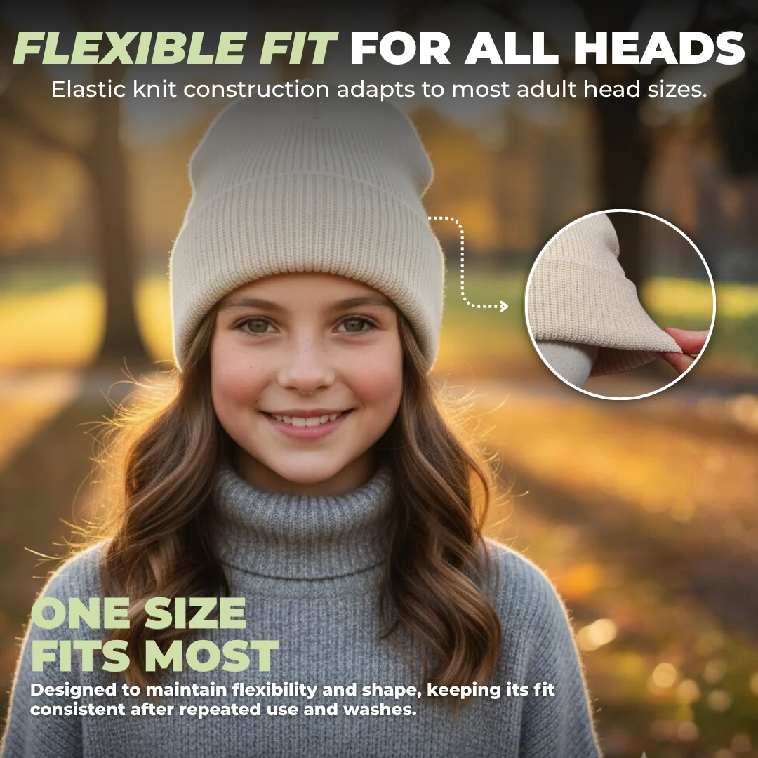 Classic Unisex Knit Beanie Hat for Winter Use