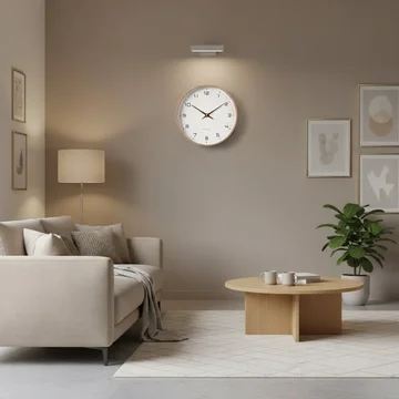 Elegant Wooden Wall Clock – A Blend of Style and Serenity