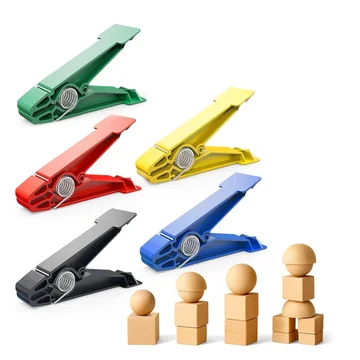 Set of 5 Resistance Clips for Finger Strength and Dexterity Training