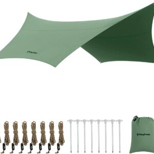 KingCamp Hexagonal Large Camping Tent Tarp