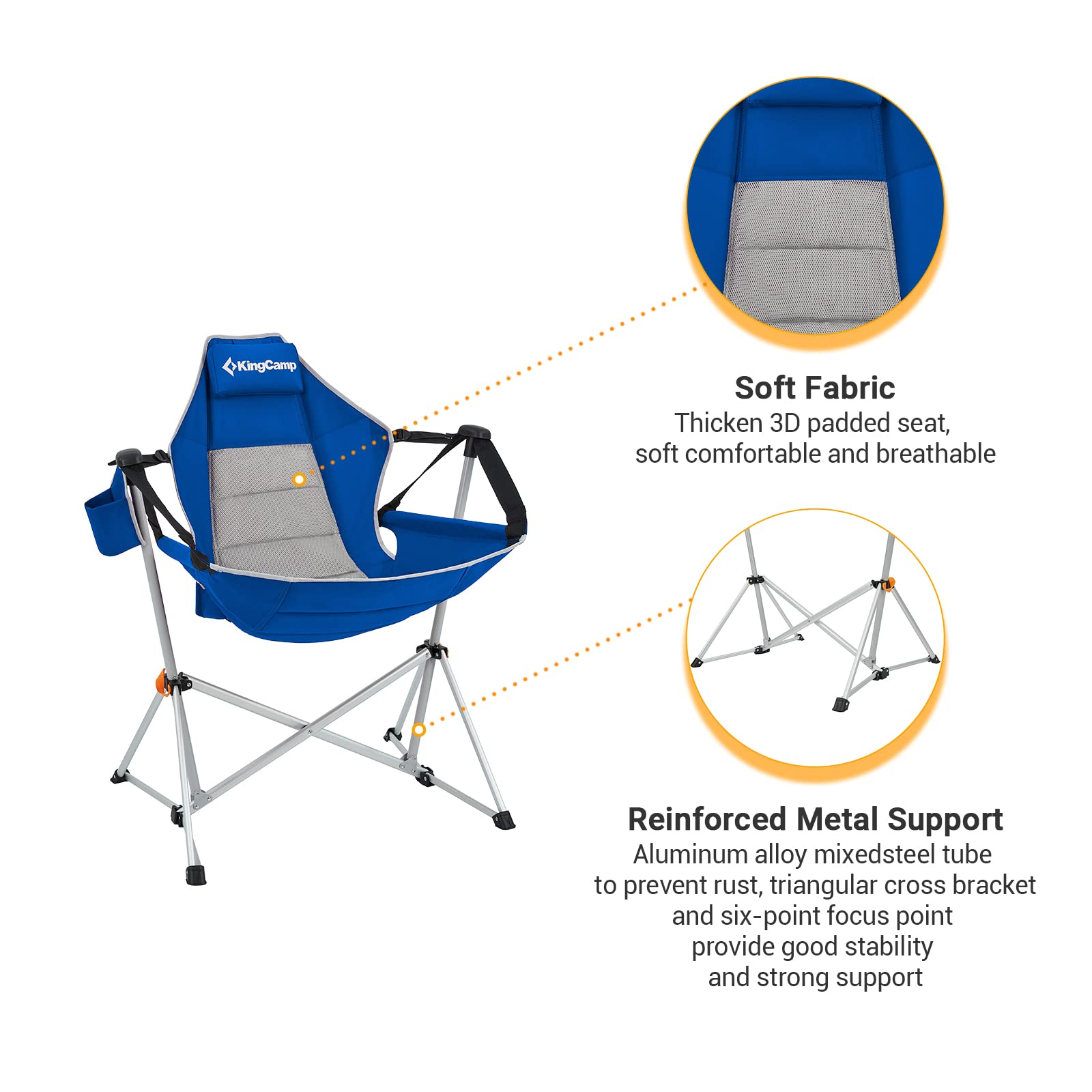 KingCamp Aluminum Alloy Swing Camping Hammock Chair