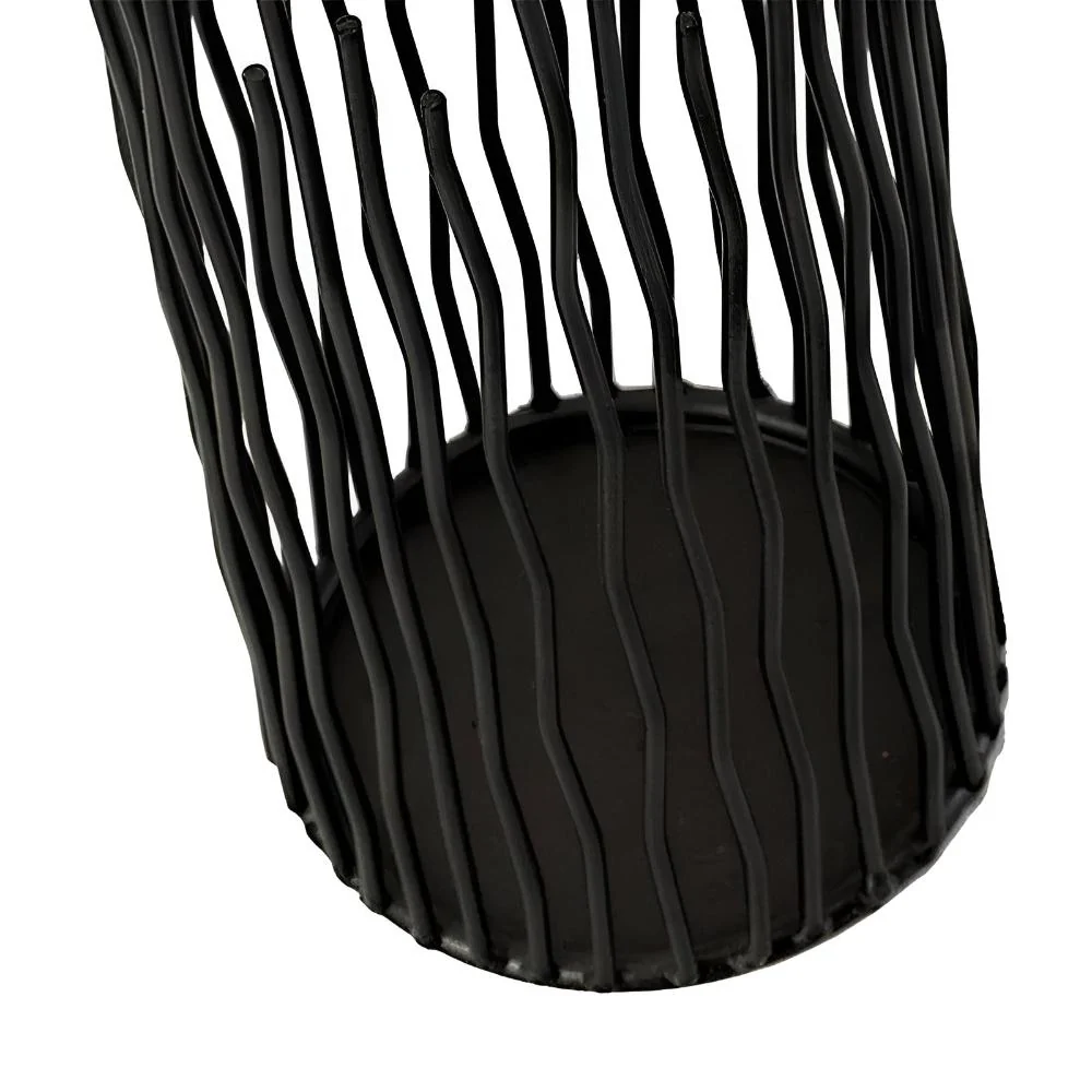 Candle Holder Bohemian Geometric Black Iron Anti-Rust - Image 7