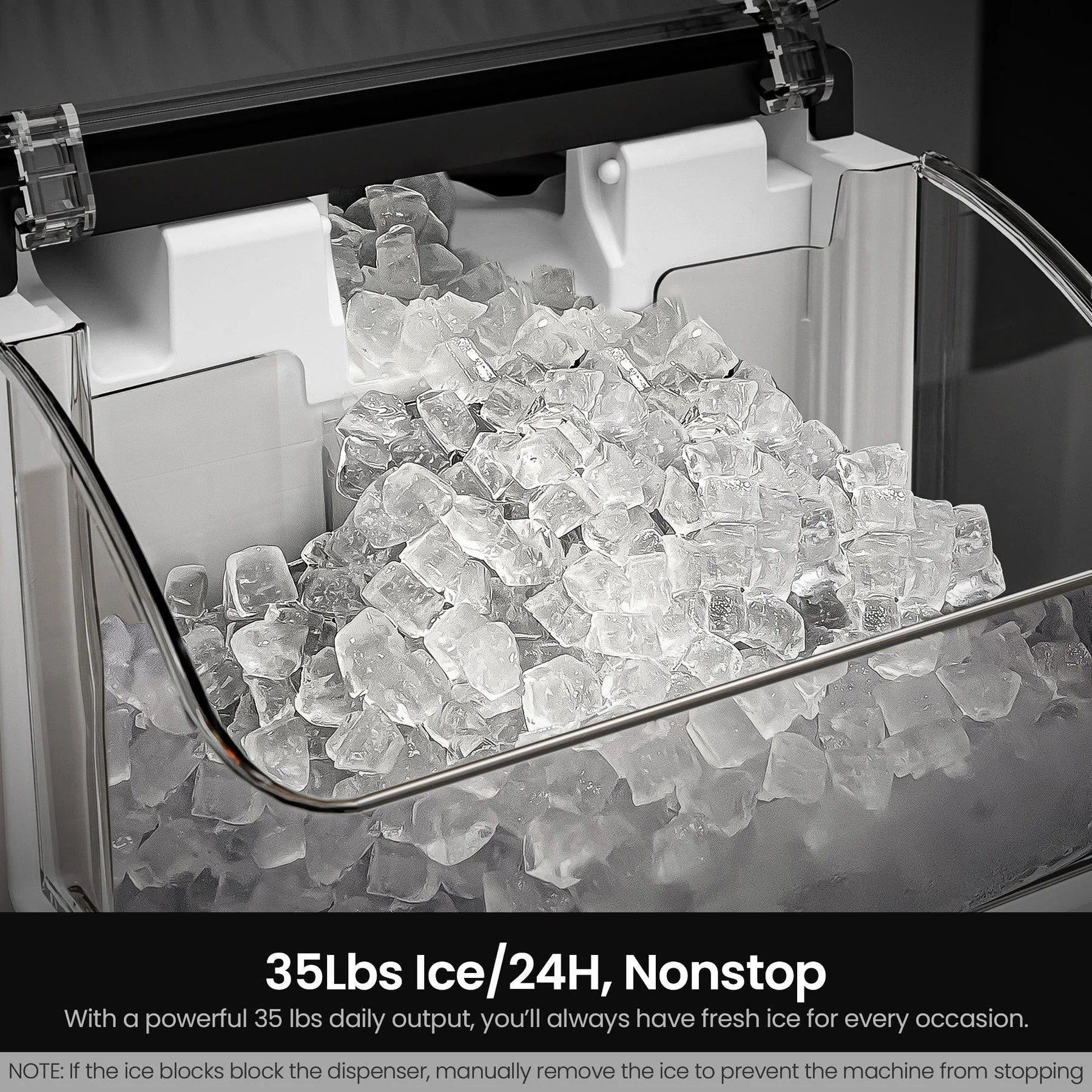 Nugget Sonic Ice Maker Stainless Steel Z5815NB - Image 9