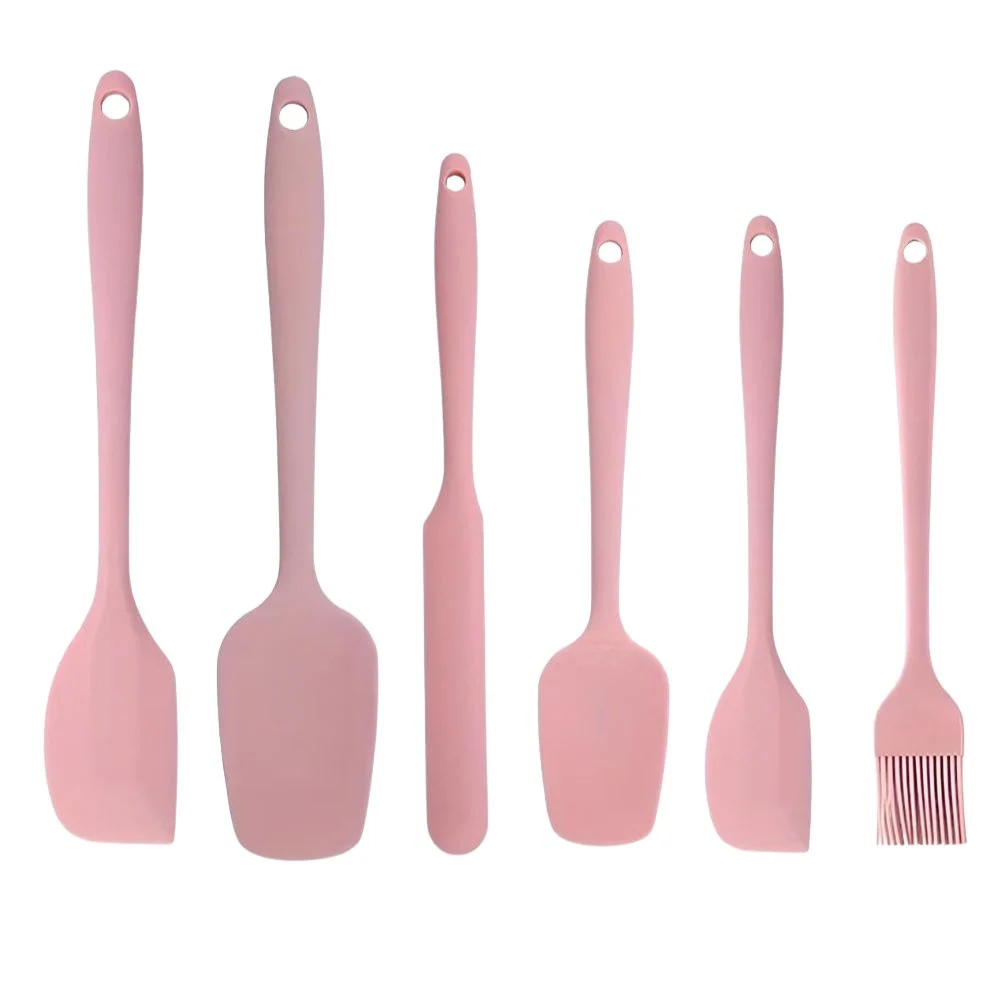 Spatula Set Silicone 6 Piece With Basting Brush - Image 4