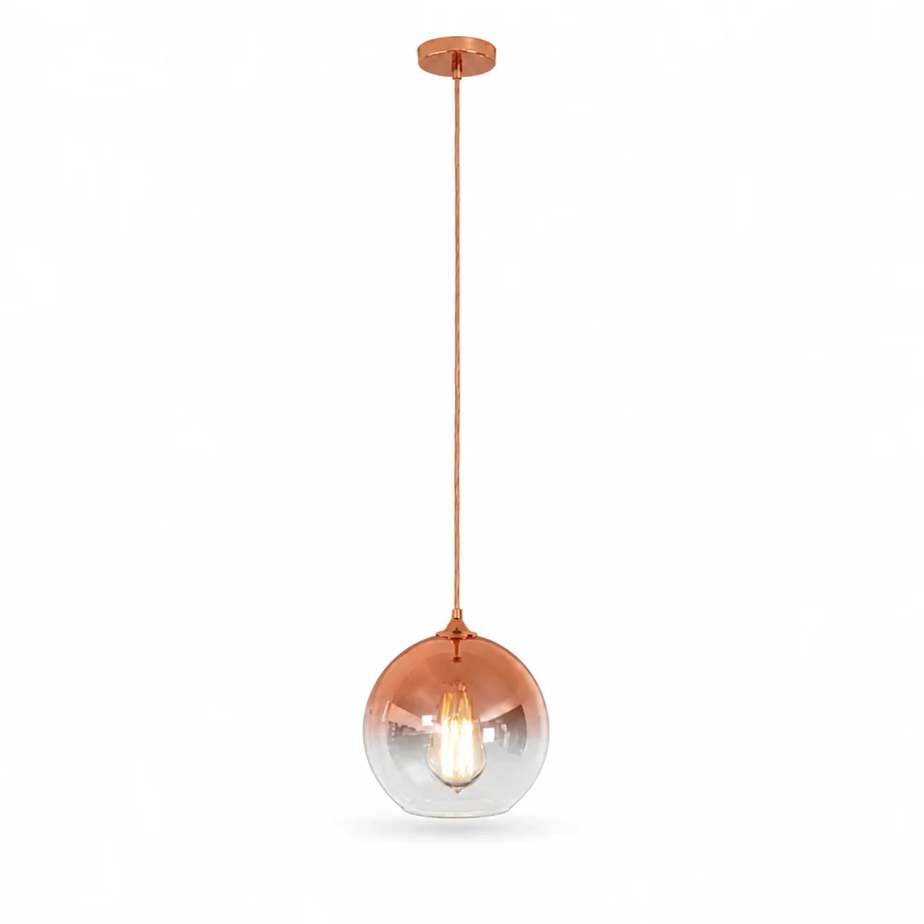 Pendant Light Metallic Gradient Glass Energy-Efficient LED - Image 10