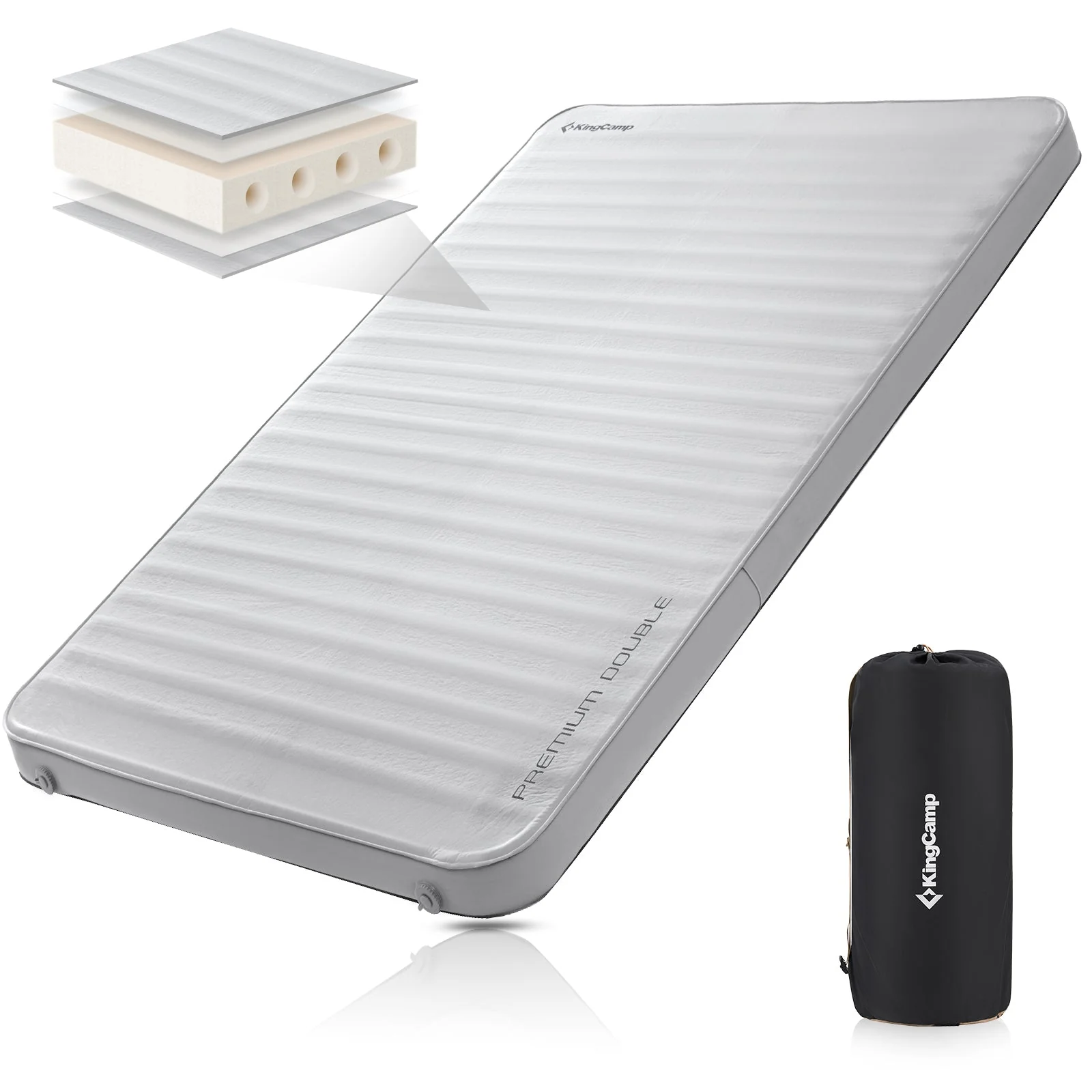 KingCamp PREMIUM Self Inflating Foam Sleeping Pad Double/Single - Image 89