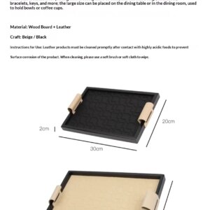 Decorative Tray for Organizing – Nature-Inspired Design
