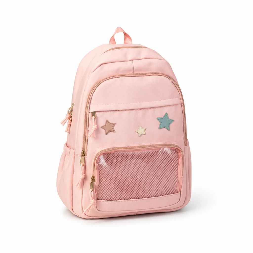 Kids School Backpack Clear Display Pocket Fits A4 - Image 9