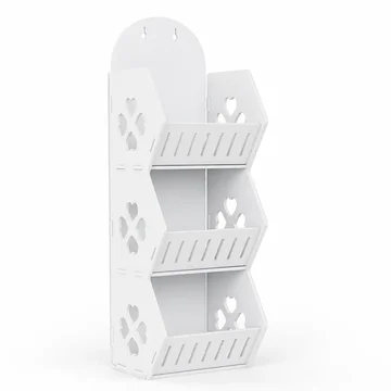 No-Drill Wall-Mounted Shelf Organizer (2-Tier)