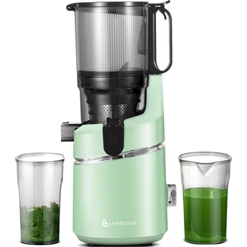 AMZCHEF Masticating Juicer 5.8-Inch Self-Feeding Green