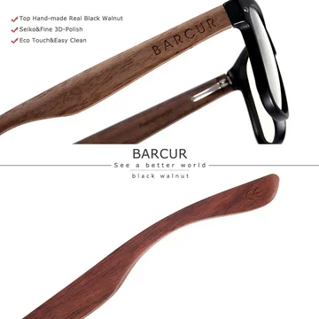 Wooden Blue Light Blocking Glasses