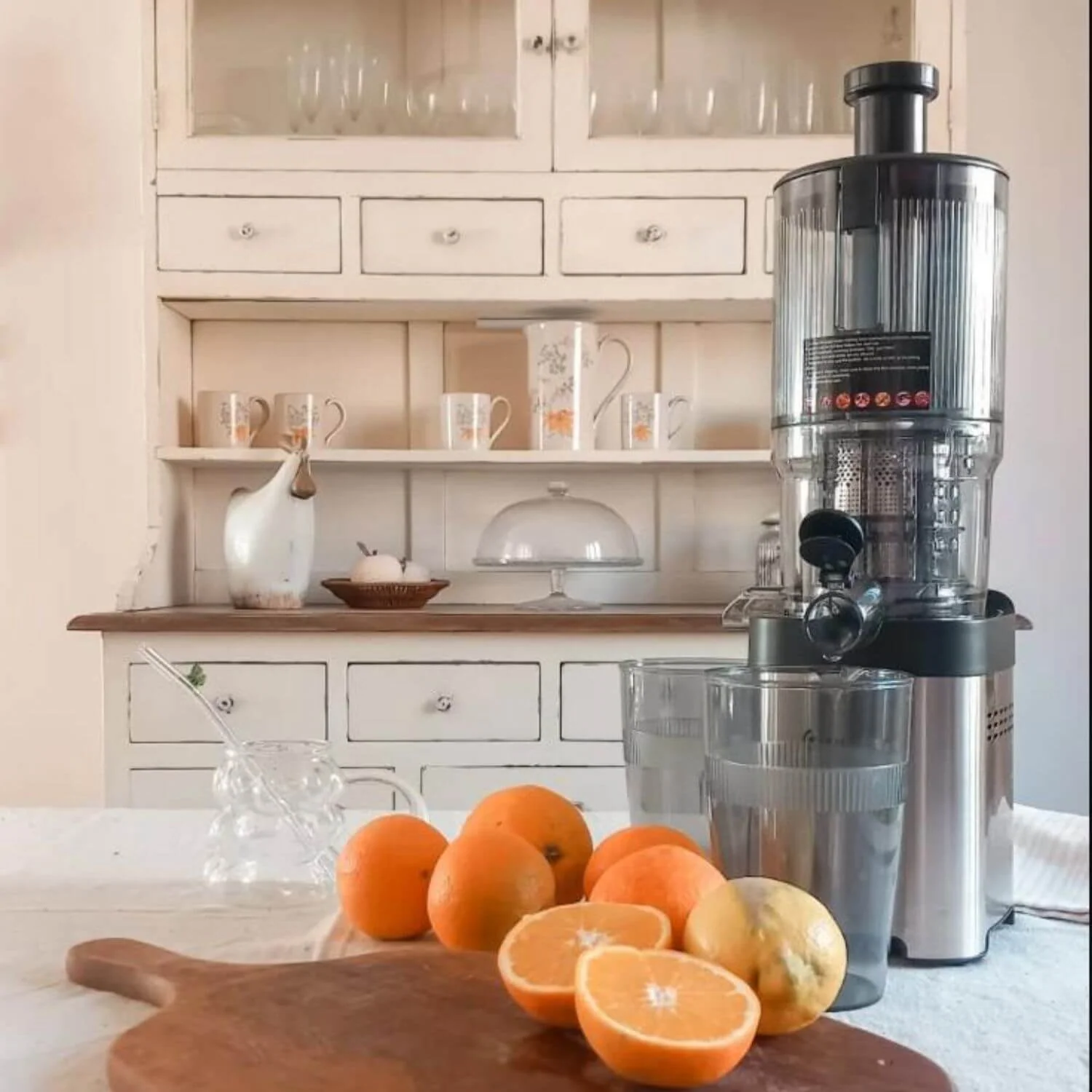 AMZCHEF Cold Press Juicer with 5.4" Large Feed Chute 2