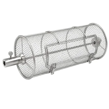 Stainless Steel Rotisserie Basket for Gas Grills – Universal Fit