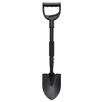 Small Metal Garden Shovel for Yard Work, Camping, and Digging