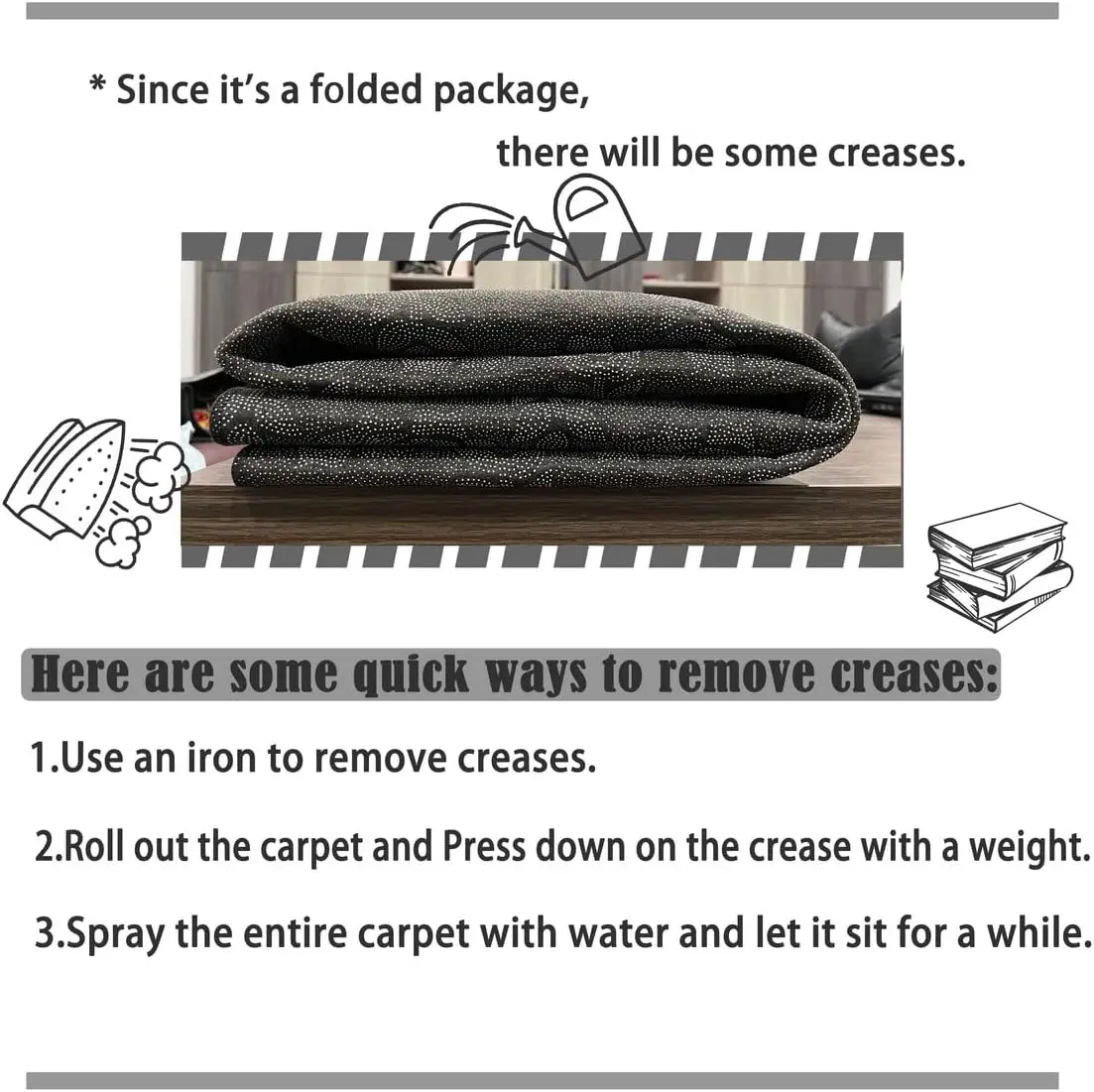 Stylish Area Rug for Bedroom Decoration - Image 3