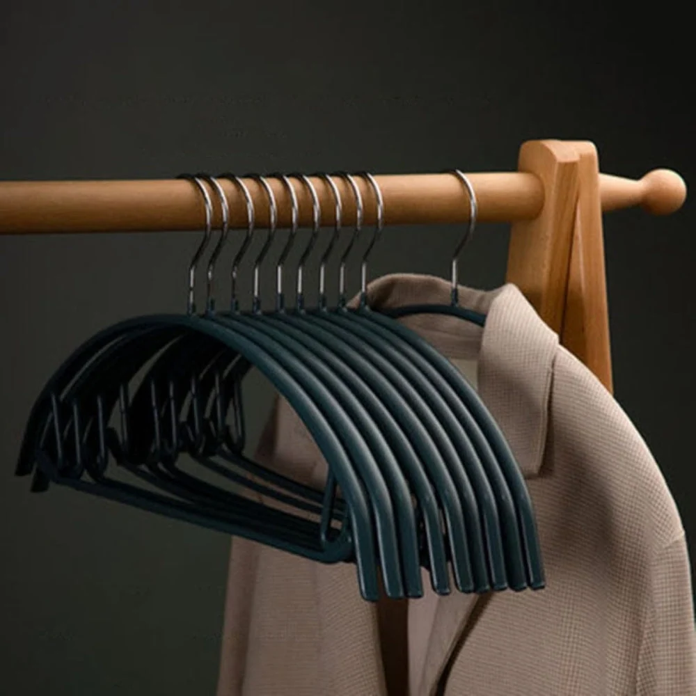 Clothes Hangers Soft-Touch Finish Ergonomic Curve - Image 11