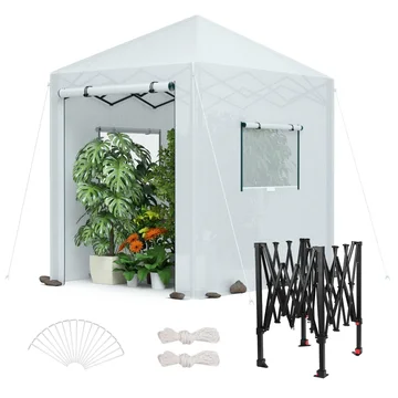 WORKPRO 8'x 6' Portable Walk-in Greenhouse