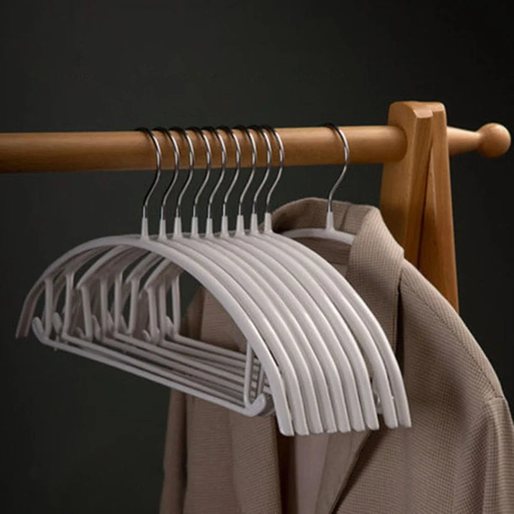 Clothes Hangers Soft-Touch Finish Ergonomic Curve - Image 12