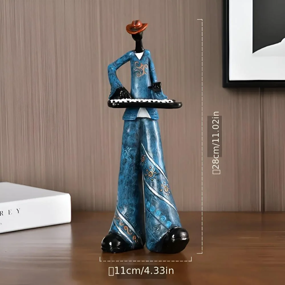 Tabletop Figurine Resin Abstract Jazz Design - Image 6
