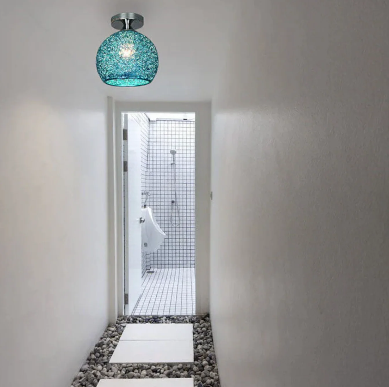 Stylish Ceiling Light Fixture with Open Sphere Design - Image 8