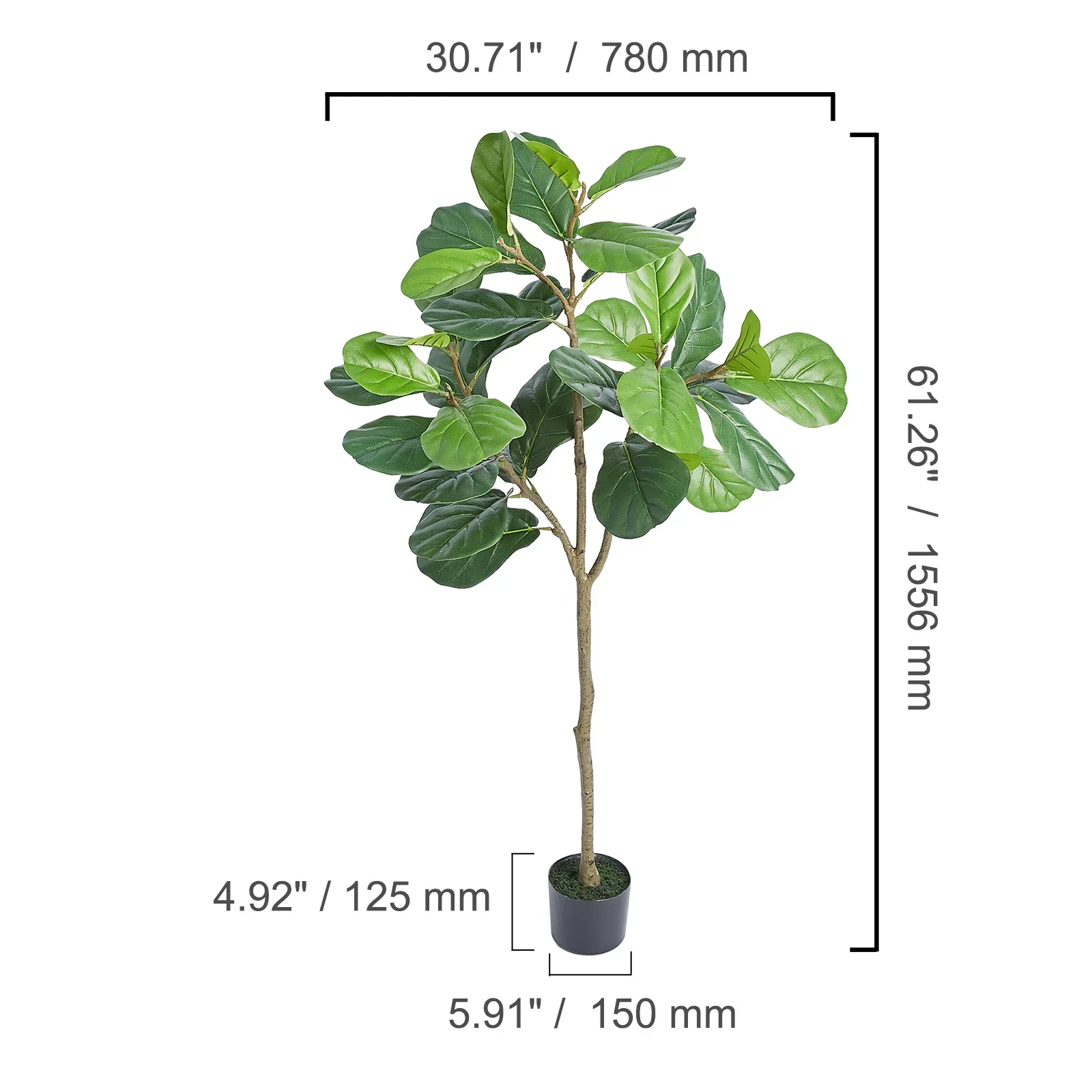 Olive Tree Decoration with Stable Base - Image 7