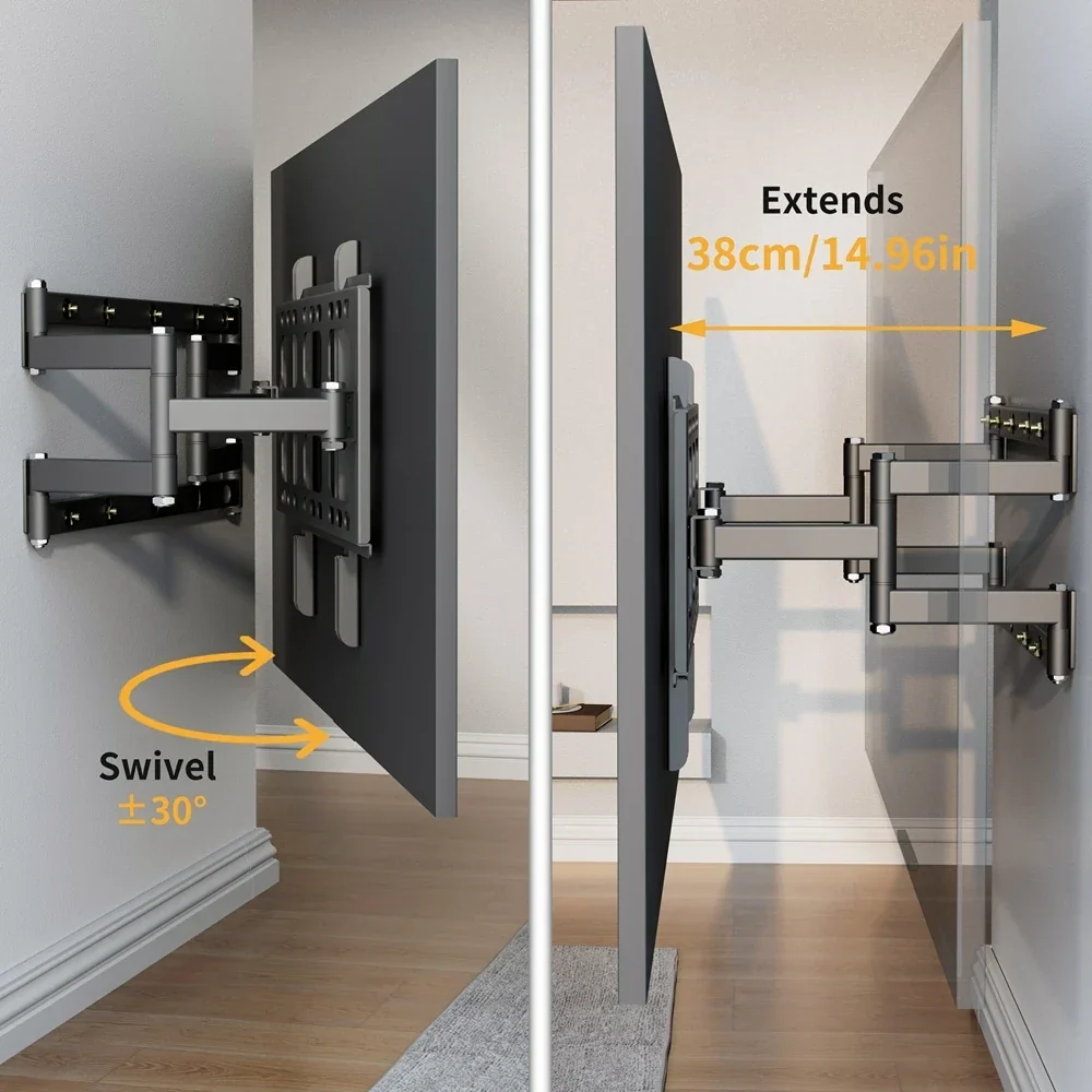 Adjustable Wall Bracket for TVs with Full Motion Capability - Image 5