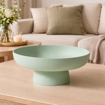 Charming Elevated Ceramic Bowl for Fruit and Snacks