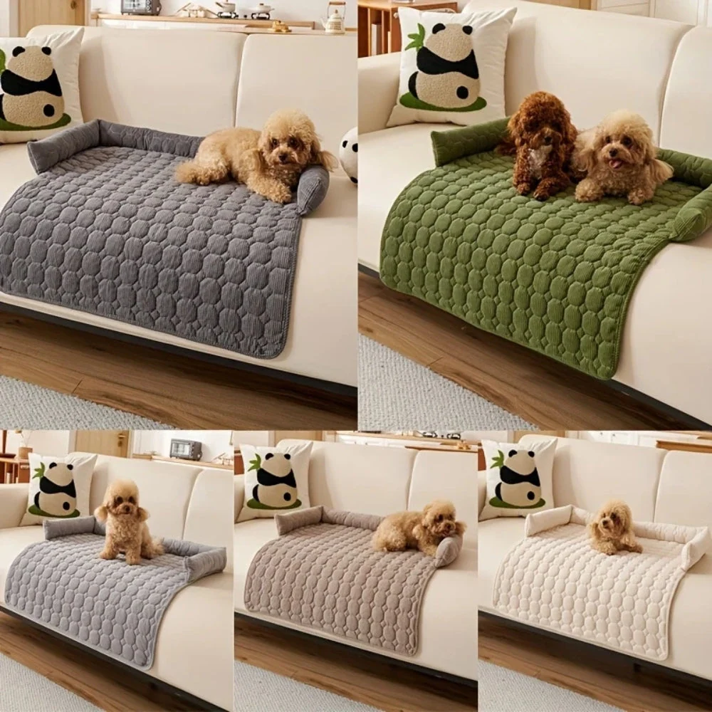 Pet Bed Quilted Microfiber Non-Slip Machine Washable - Image 10