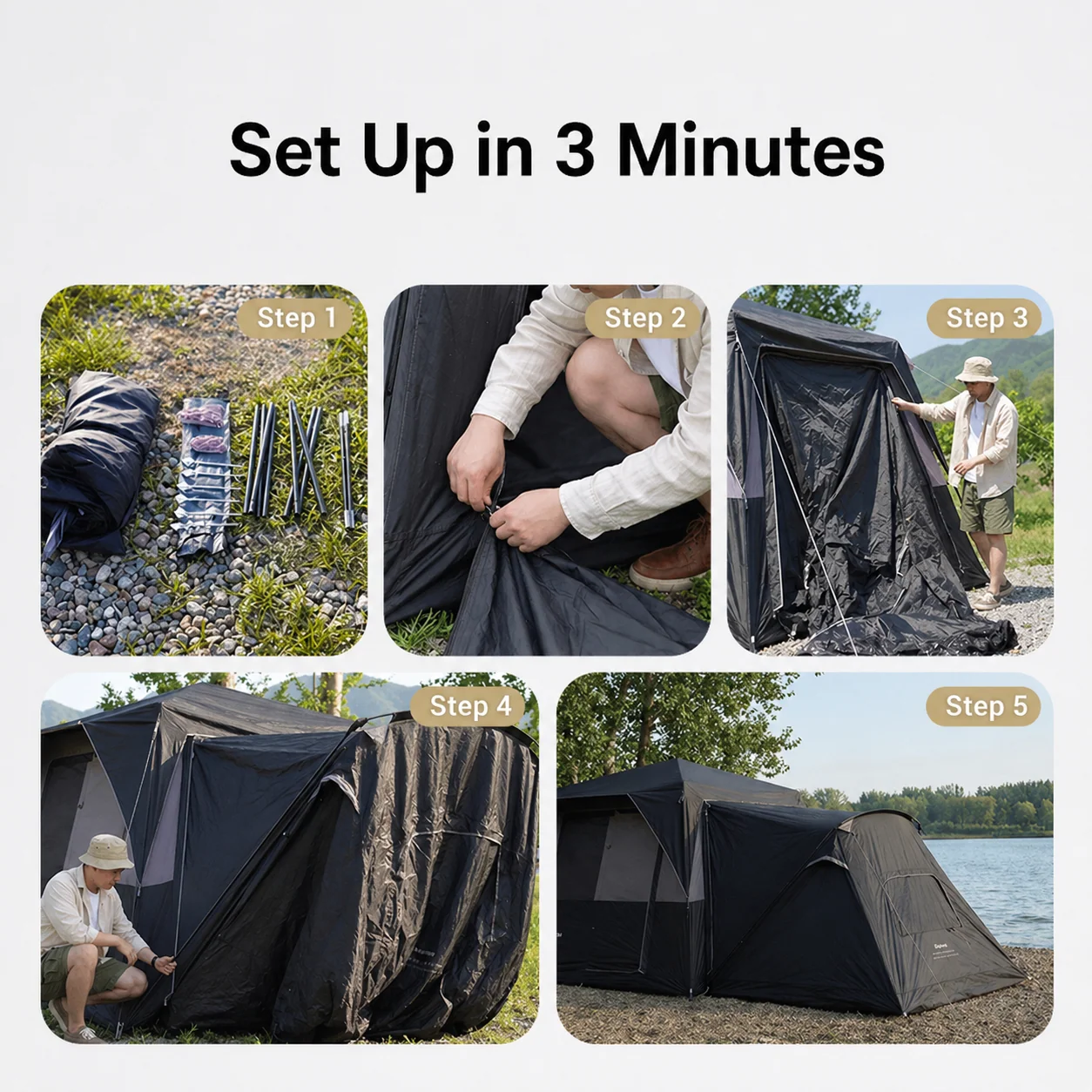KingCamp BOUNDLESS X3 PRO Modular SUV Tent