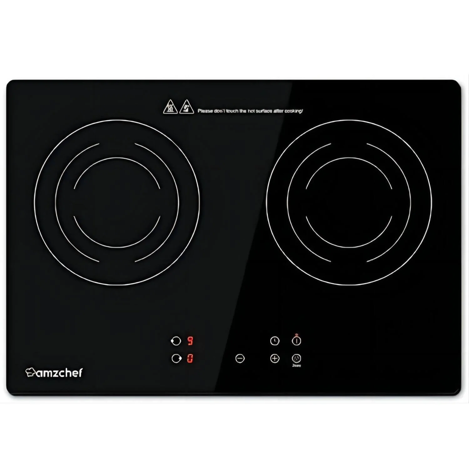 AMZCHEF Induction Stove Top 2 Burners 1800W for RV IDH1800 1