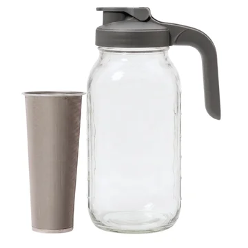 64oz Cold Brew Coffee Maker – Glass Pitcher with Filter and Lid