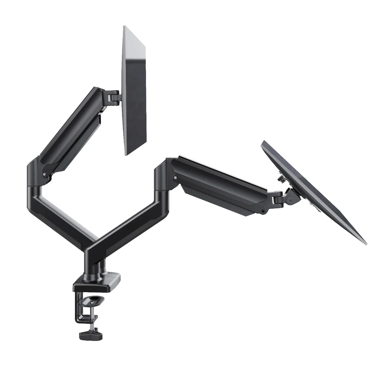 33-Inch Dual Monitor Stand with Adjustable Arms
