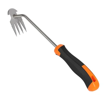 Long-Handled Weeding Tool in Durable Stainless Steel