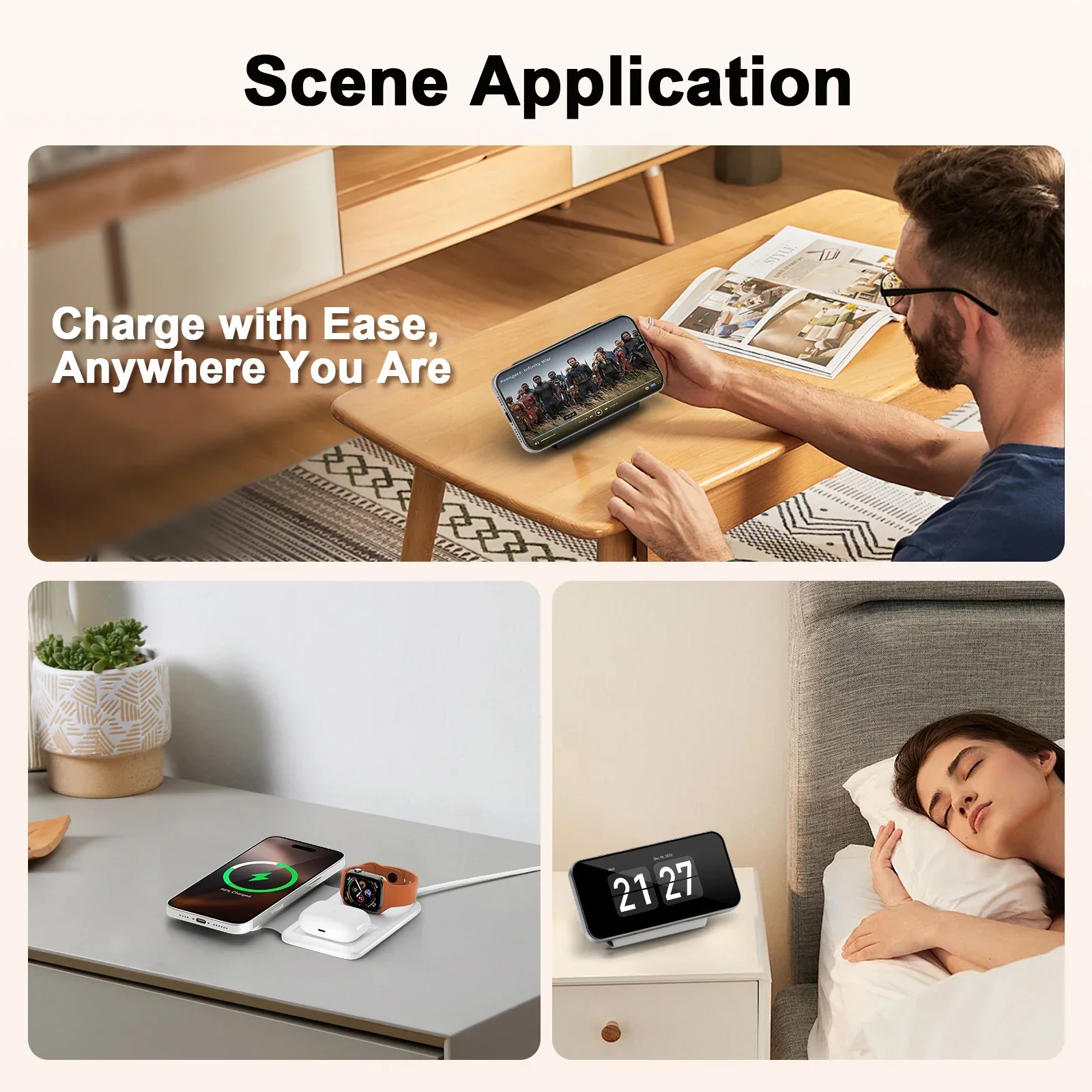 3-in-1 Magnetic Charging Station – Foldable Design - Image 16
