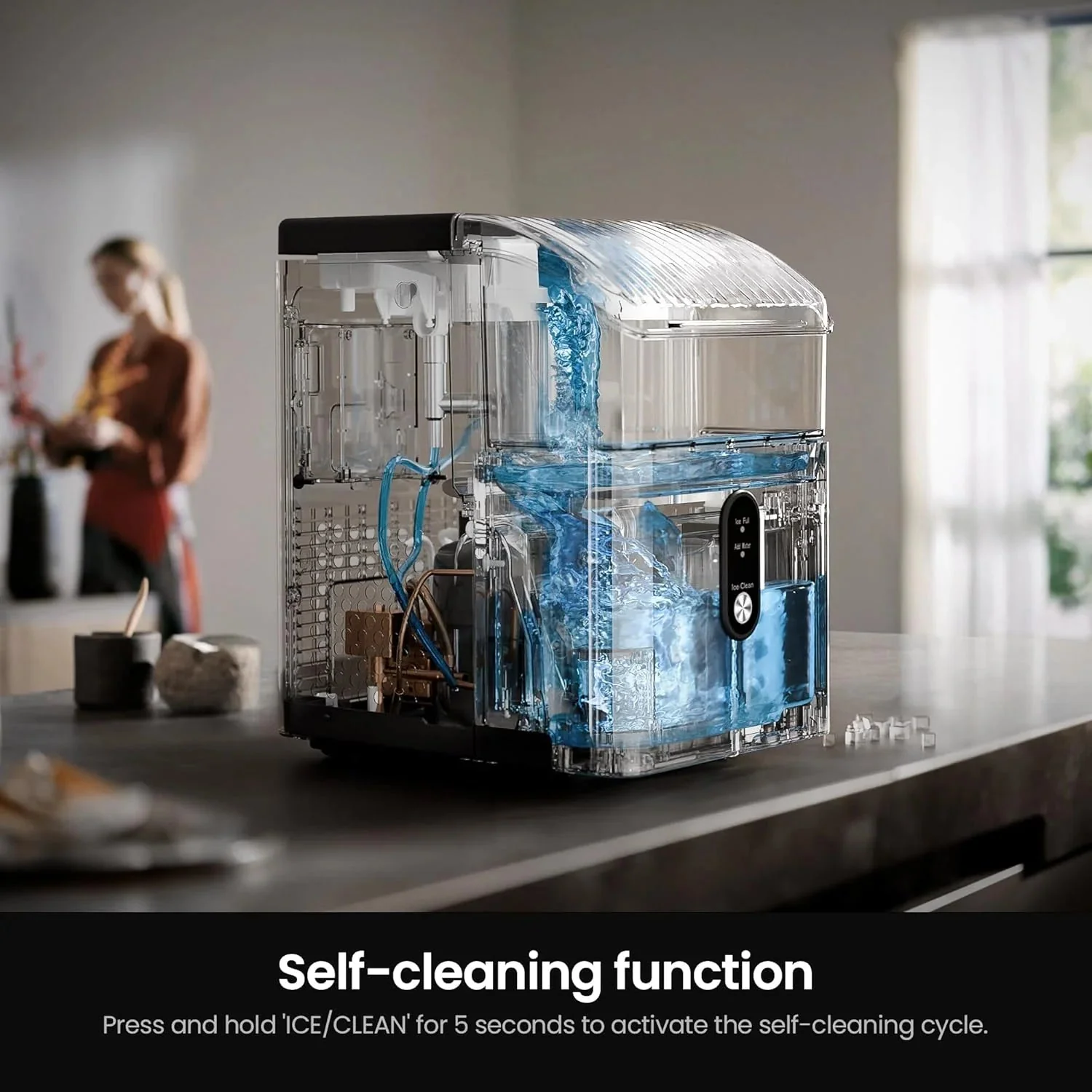 Nugget Sonic Ice Maker Stainless Steel Z5815NB - Image 5