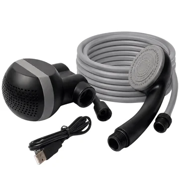 Rechargeable USB Camping Shower with Handheld Showerhead – Portable