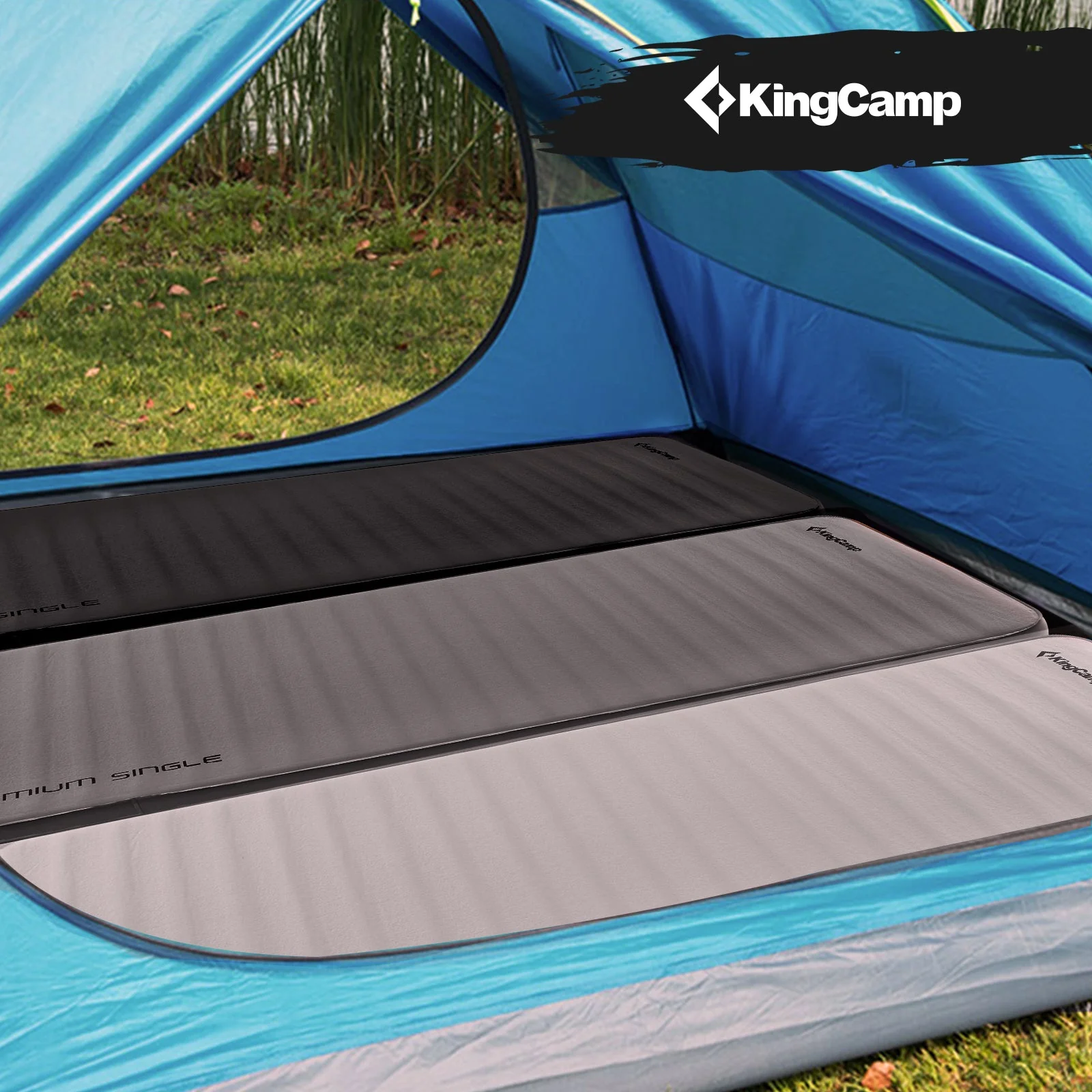 KingCamp PREMIUM Self Inflating Foam Sleeping Pad Double/Single - Image 15